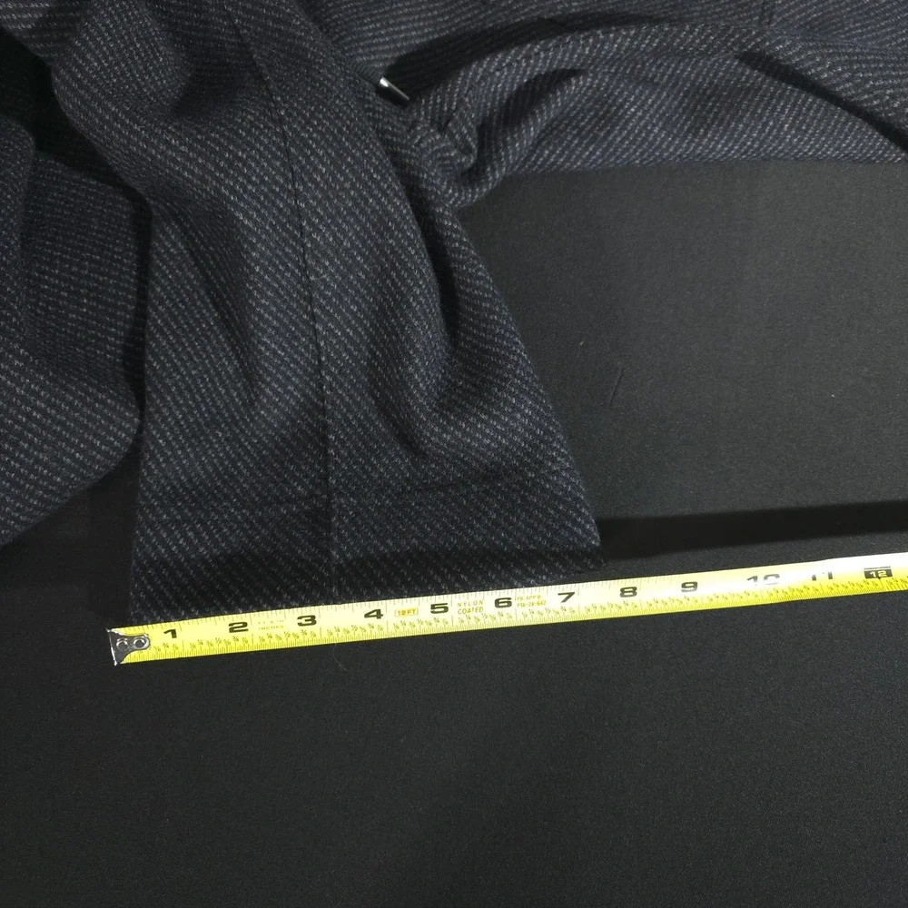 Banana Republic Wool Blend Twill Cargo Jogger Mens L Charcoal Grey Straight Pant